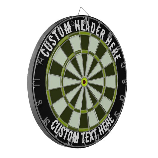 Dart-Board für benutzerdefinierte Textdarts Dartscheibe (Vorderseite Links)