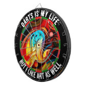 Dart-Board für benutzerdefinierte Textdarts Dartscheibe (Vorderseite rechts)