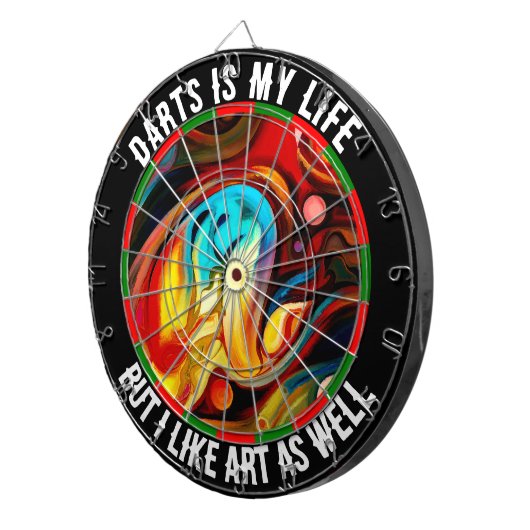 Dart-Board für benutzerdefinierte Textdarts Dartscheibe (Vorderseite rechts)