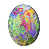 Dart Board für flüssige Farben Dartscheibe (Vorderseite rechts)