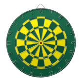 Dart Board: Gelb, grün und dunkelgrün Dartscheibe (vorne)