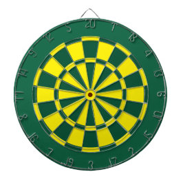 Dart Board: Gelb, grün und dunkelgrün Dartscheibe