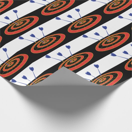 Dart Board Geschenkpapier (Ecke)