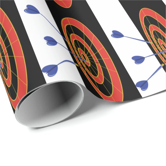 Dart Board Geschenkpapier (Rolleneckpunkt)