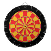 Dart Board: Gold, Rot und Schwarz Dartscheibe (vorne)
