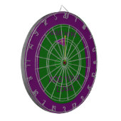 DART BOARD GOLF - CUSTOM Business LOGO Dartscheibe (Vorderseite Links)