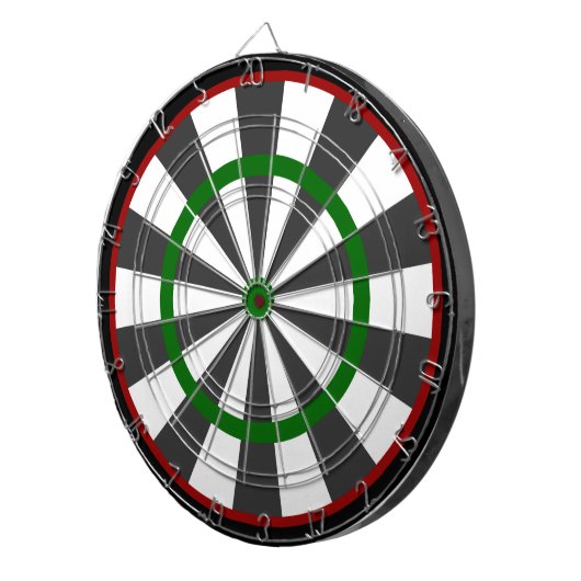 Dart Board/Green/Black Dartscheibe (Vorderseite rechts)