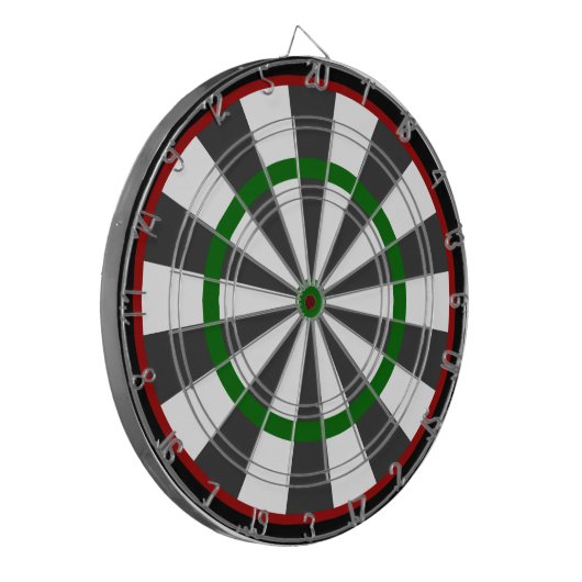 Dart Board/Green/Black Dartscheibe (Vorderseite Links)