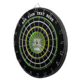 Dart Board Green Yellow Circles JK 2025 Dartscheibe (Vorderseite rechts)