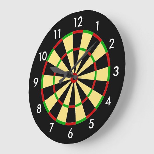 Dart Board Große Wanduhr (Winkel)
