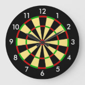 Dart Board Große Wanduhr (Vorderseite)