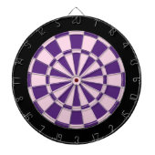 Dart Board: hellrosa, Lila und schwarz Dartscheibe (vorne)