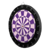 Dart Board: hellrosa, Lila und schwarz Dartscheibe (Vorderseite rechts)