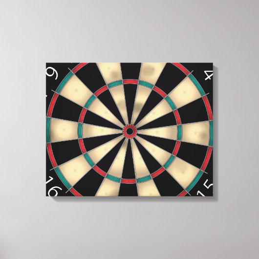 Dart Board Leinwanddruck (Vorderseite)
