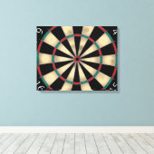 Dart Board Leinwanddruck (Insitu (Holzboden))