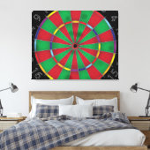Dart Board Leinwanddruck (Insitu (Schlafzimmer))