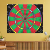Dart Board Leinwanddruck (Insitu (Wohnzimmer))