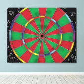 Dart Board Leinwanddruck (Insitu (Holzboden))