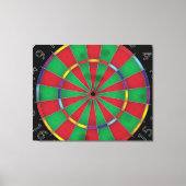 Dart Board Leinwanddruck (Vorderseite)
