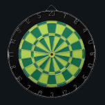 Dart Board: Limon, grün und schwarz Dartscheibe<br><div class="desc">Limones,  grünes und schwarz gefärbtes Dart Board Spiel mit 6 Messingdarbietungen</div>