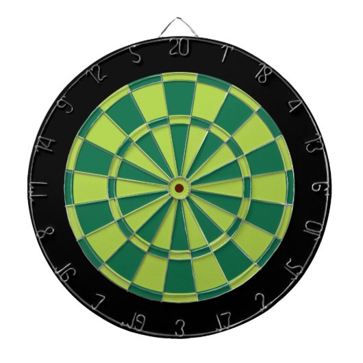 Dart Board: Limon, grün und schwarz Dartscheibe (vorne)