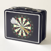 Dart Board Metall Brotdose (Rückseite)