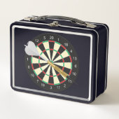 Dart Board Metall Brotdose (Vorderseite)