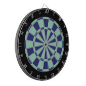 Dart Board: Minze grün, Navy Blau und Black Dartscheibe (Vorderseite Links)