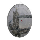 Dart Board mit Tower Bridge über der Themse Dartscheibe (Vorderseite Links)
