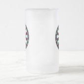 Dart Board Personalisiert Mattglas Bierglas (Mittel)