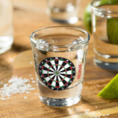 Dart Board Personalisiert Shot Glass Schnapsglas
