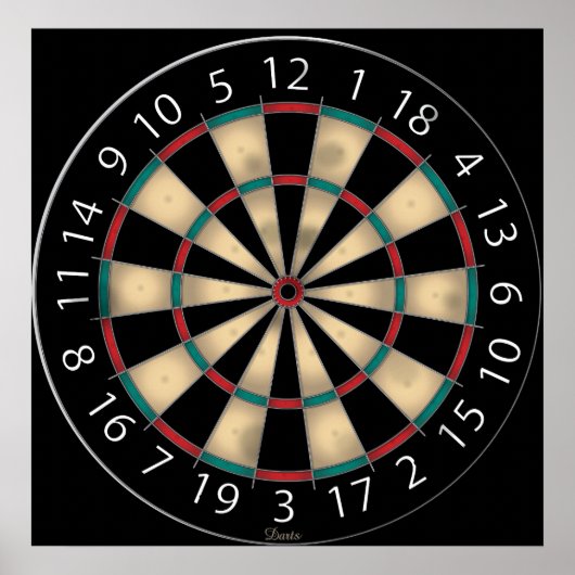 Dart Board Poster (Vorne)