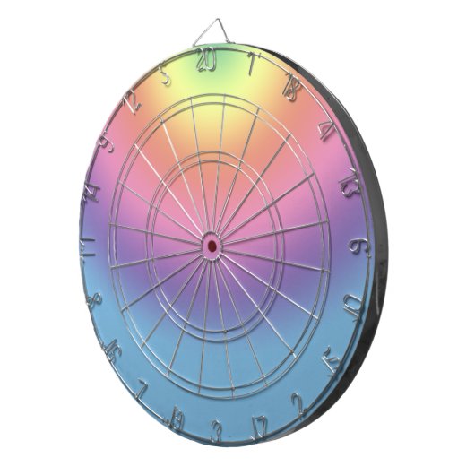 Dart board - Rainbow Colors II Dartscheibe (Vorderseite rechts)