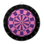 Dart Board: rosa, Lila und schwarz Dartscheibe (vorne)