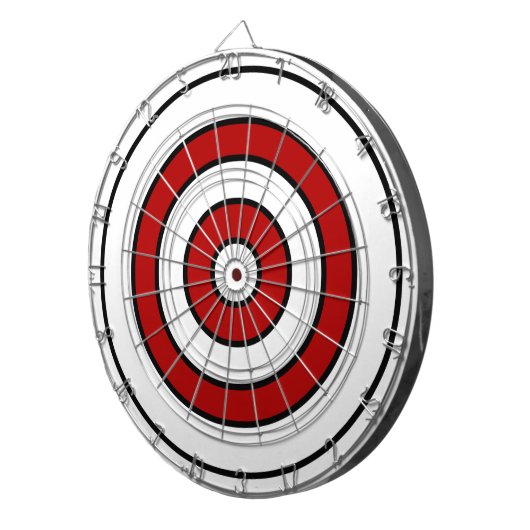 Dart Board/Rot und Schwarz Dartscheibe (Vorderseite rechts)