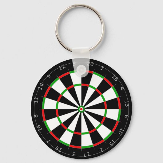 Dart Board Schlüsselanhänger (Vorderseite)