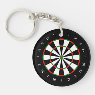 Dart Board Schlüsselanhänger