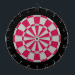 Dart Board: Silver Gray, Crimson und Black Dartscheibe<br><div class="desc">Silver Gray,  Crimson und Black Colored Dart Board Spiel inklusive 6 Messingdarts</div>