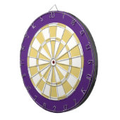 Dart Board: Weiß, alt und Lila Dartscheibe (Vorderseite rechts)