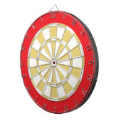 Dart Board: Weiß, alt und rot Dartscheibe (Vorderseite rechts)