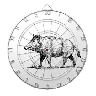 Dart board wild boar / Dartscheibe Wildschwein