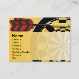 Dart Business Card Visitenkarte