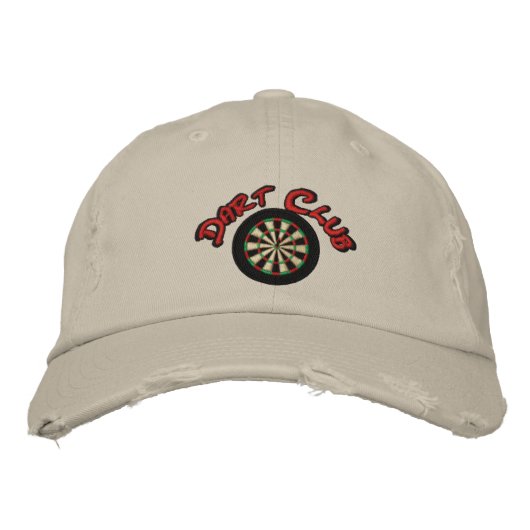 Dart Club StickHat Bestickte Baseballkappe (Vorderseite)