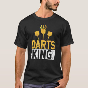 Dart Crown Player Fan Champion Gewinner Darter Dar T-Shirt