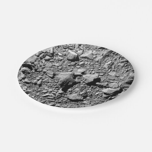 DART Dimorphos Asteroid Moonlet Surface Pappteller (Schrägansicht)