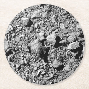 DART Dimorphos Asteroid Moonlet Surface Runder Pappuntersetzer