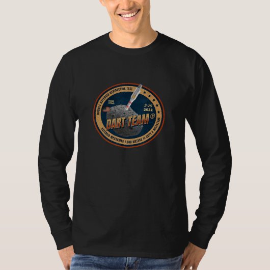 DART Double Asteroid Redirection Test T-Shirt (Vorderseite)