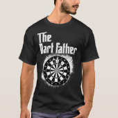 Dart Father for Dart Players oder Dart Teams T-Shirt (Vorderseite)