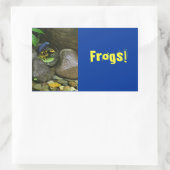 Dart Frog Buddies Rechteckiger Aufkleber (Tasche)