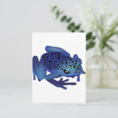 Dart Frog Postkarte (Stehend Vorderseite)